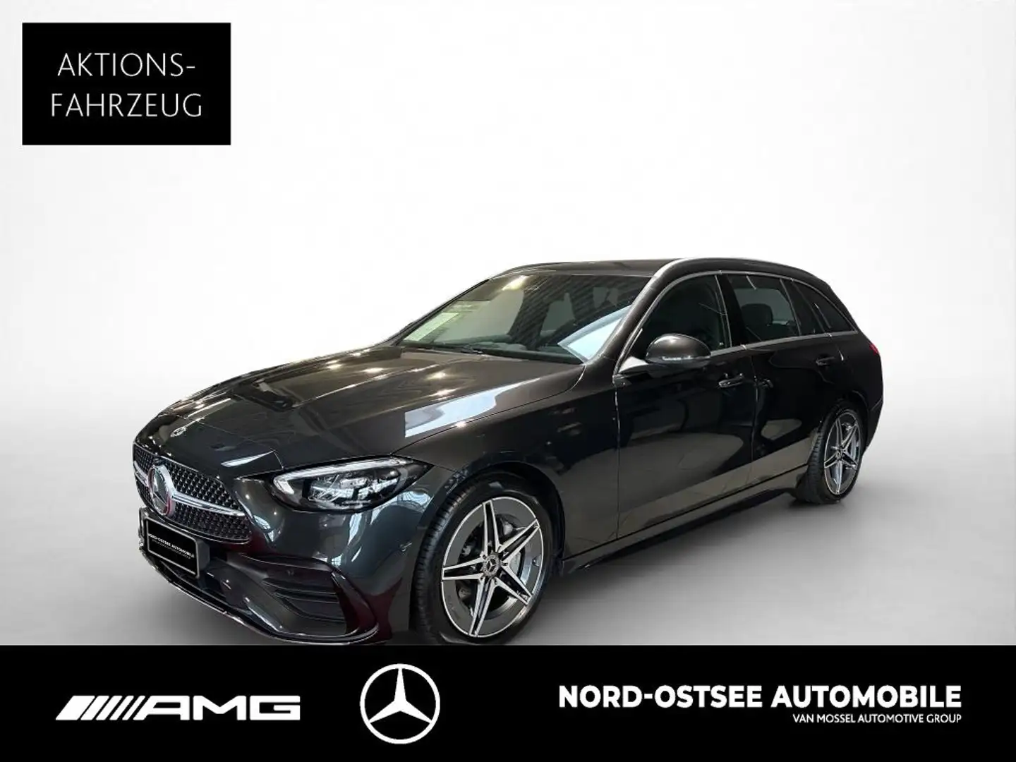 Mercedes-Benz C 220 T d AMG KAMERA DISTRO AHK LED KEYLESS SHZ Grijs - 2