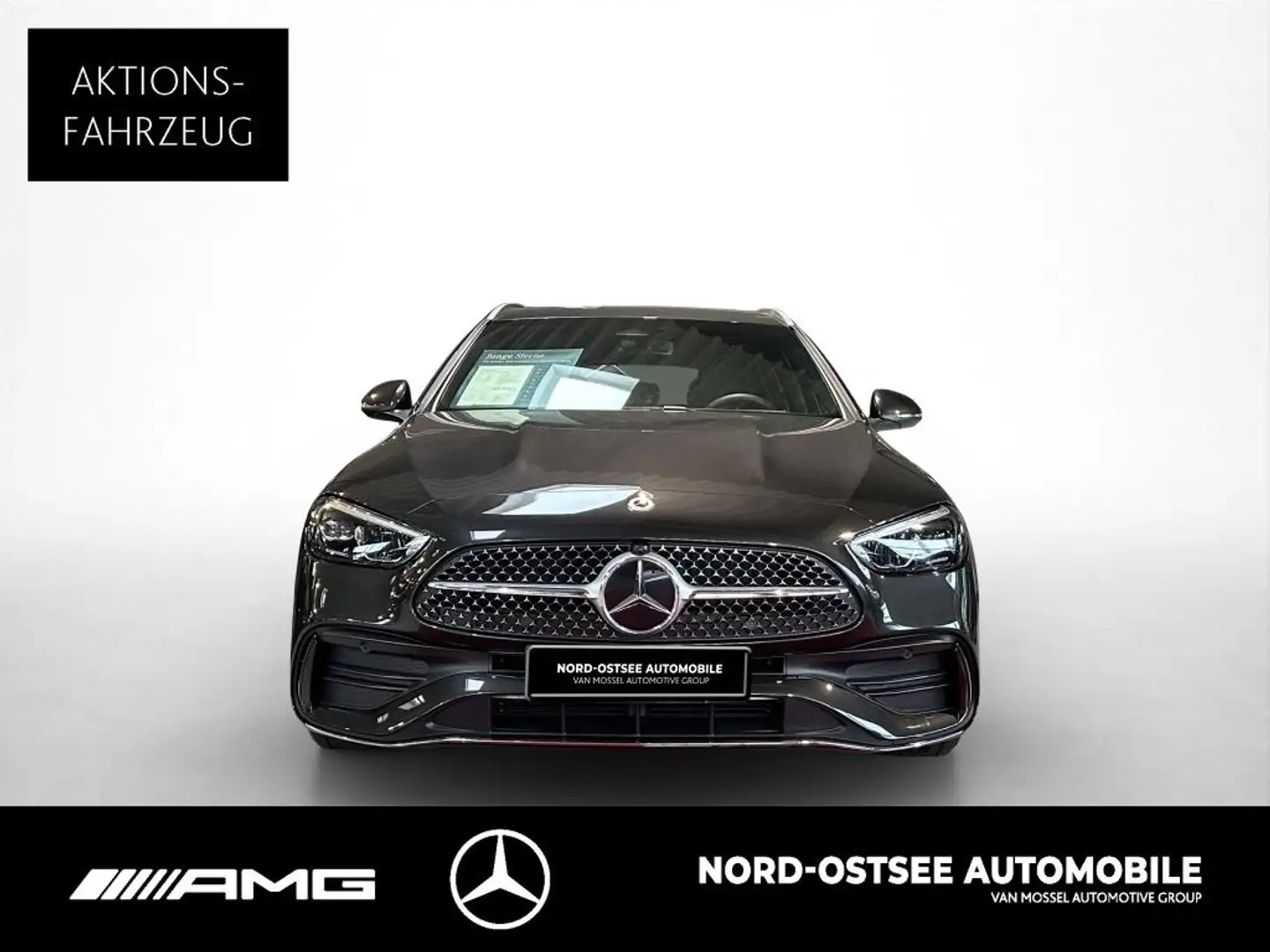 Mercedes-Benz C 220 T d AMG KAMERA DISTRO AHK LED KEYLESS SHZ Grijs - 1