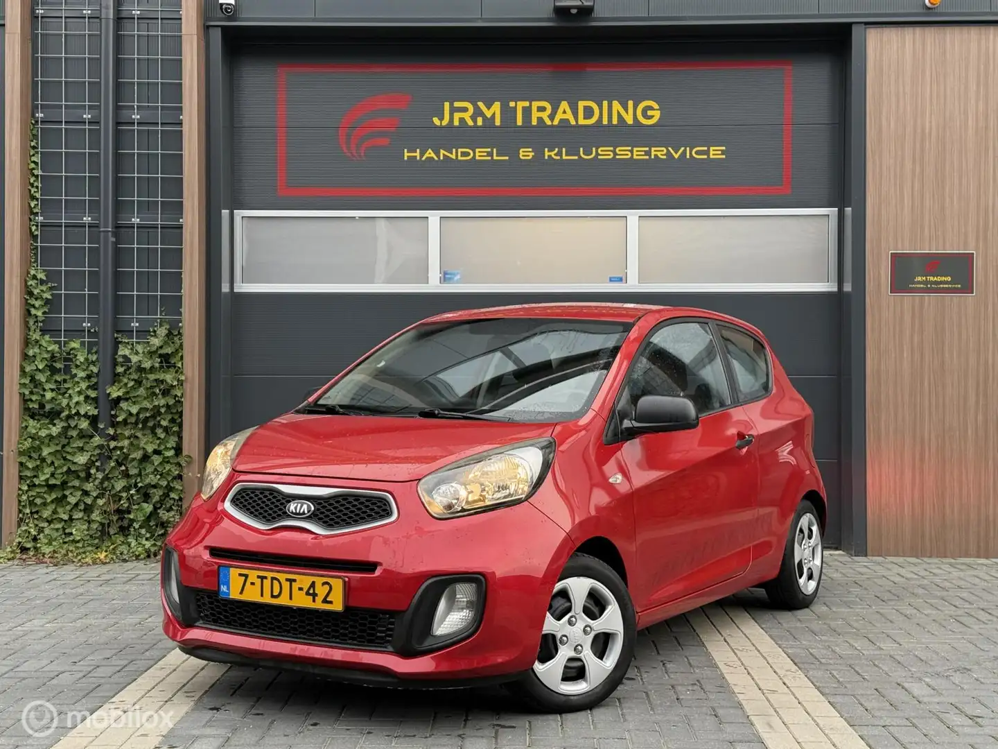 Kia Picanto 1.0 CVVT EconomyLine Airco NAP APK Rouge - 1