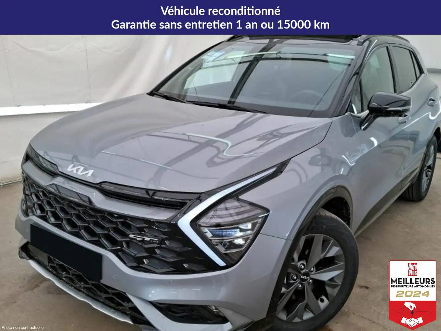 Kia Sportage 1.6 T-GDi 230 Hybride BVA6 GT Line Premium Gris - 1