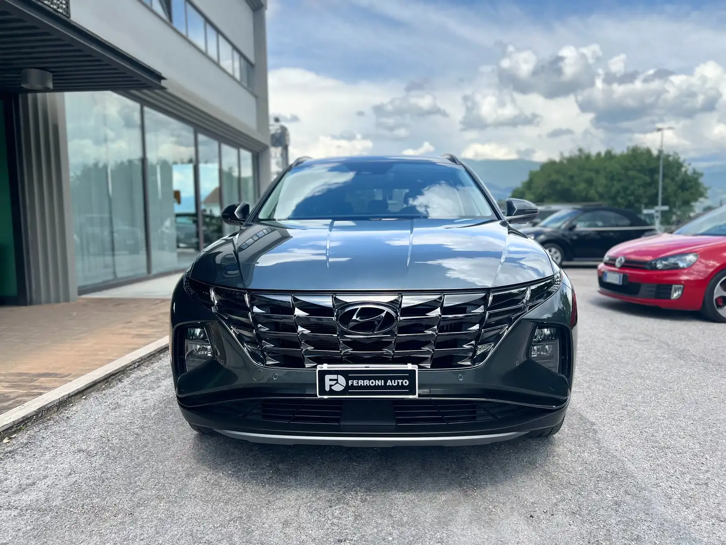 Hyundai TUCSON Tucson III 2021 1.6 hev Exellence 2wd auto Grigio - 2