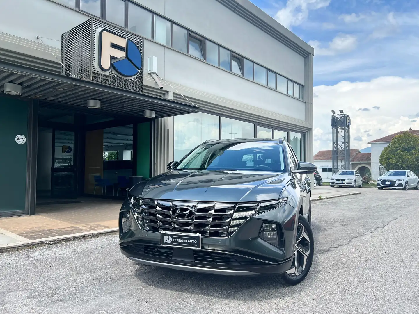 Hyundai TUCSON Tucson III 2021 1.6 hev Exellence 2wd auto Grigio - 1