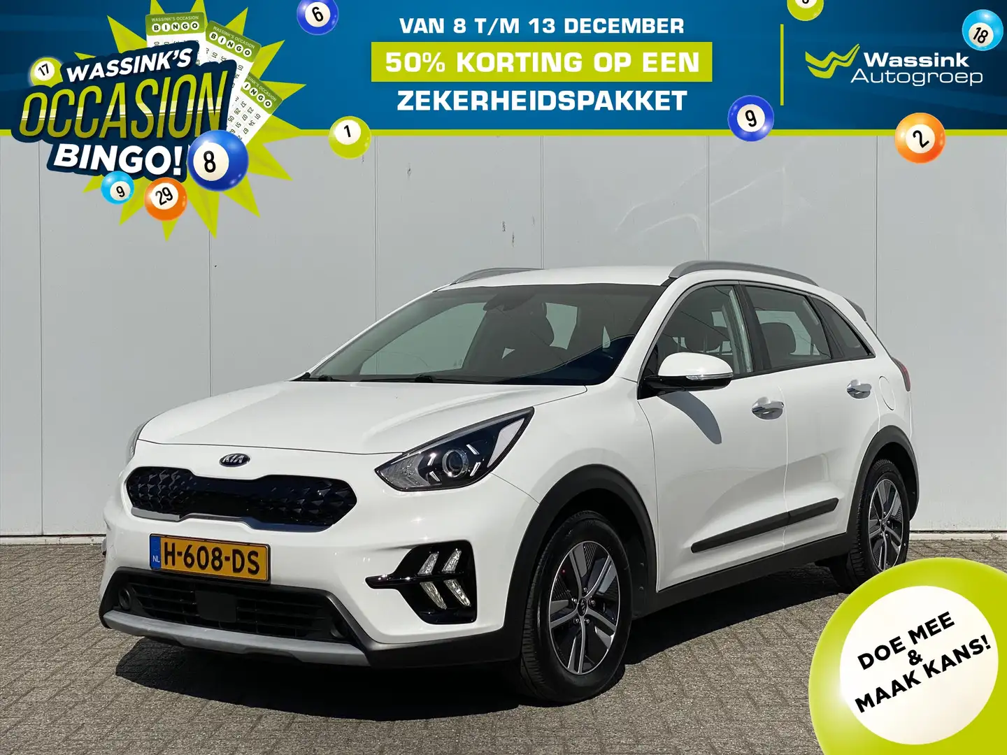 Kia Niro | 1.6 GDi Hybrid 141pk DCT6 DynamicLine | Navigati Blanc - 1