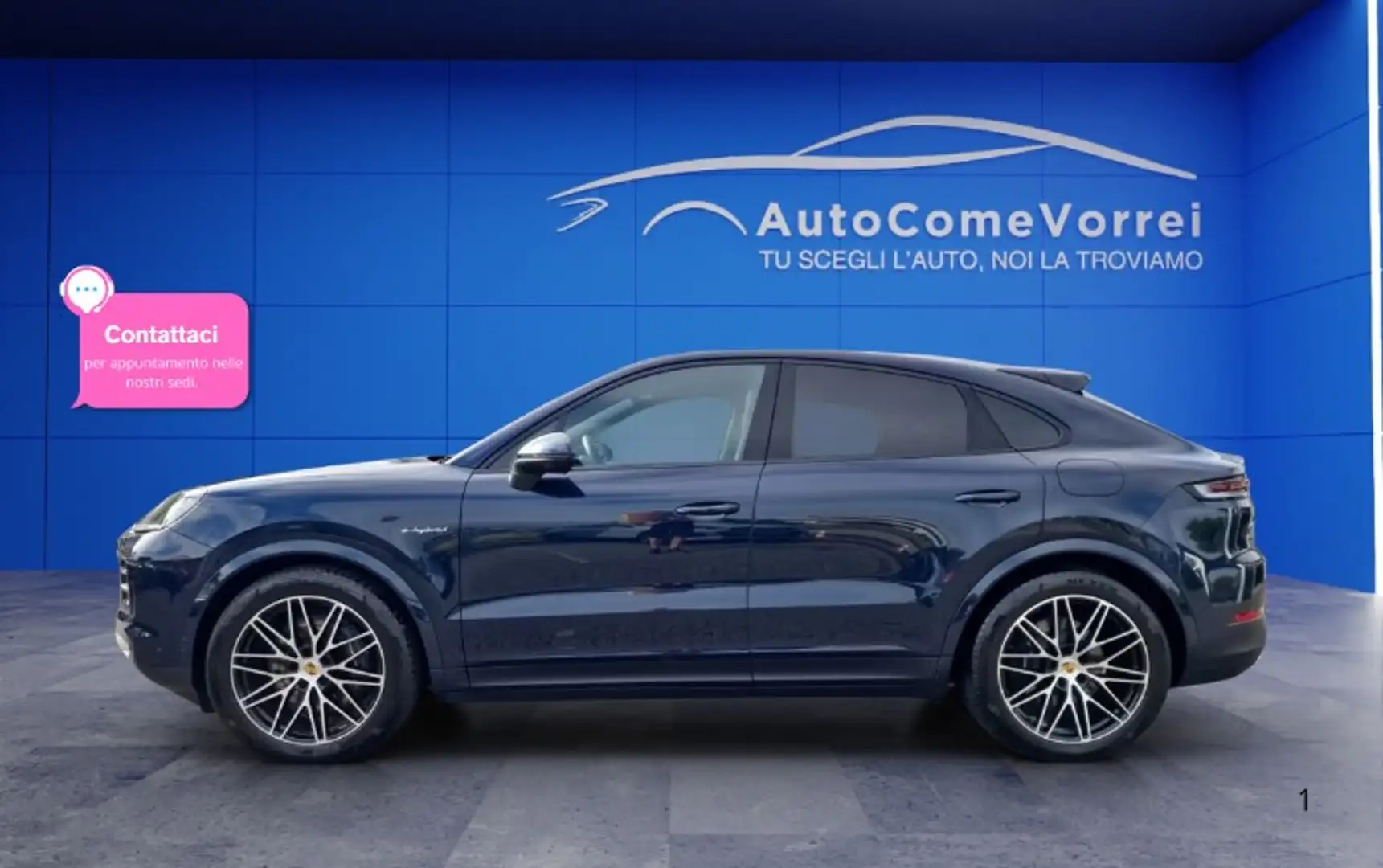 Porsche Cayenne Cayenne Coupé 3.0 V6 E-Hybrid Blau - 1