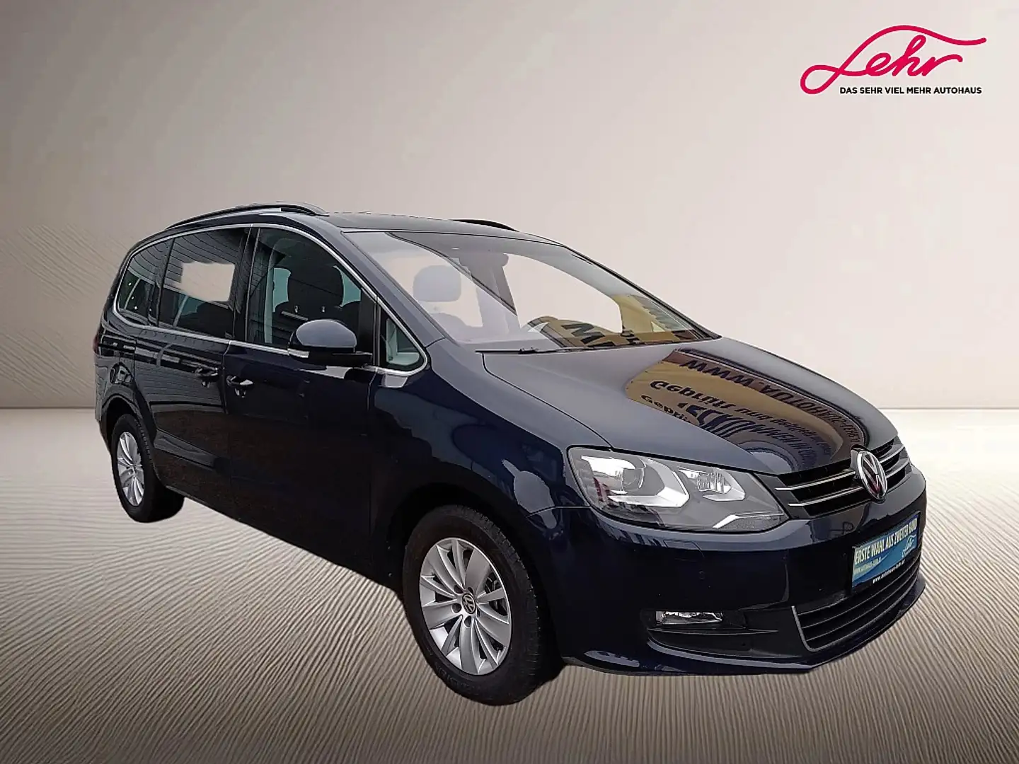 Volkswagen Sharan Business BMT SCR 2,0 TDI DSG // monatlich ab € ... Blau - 1