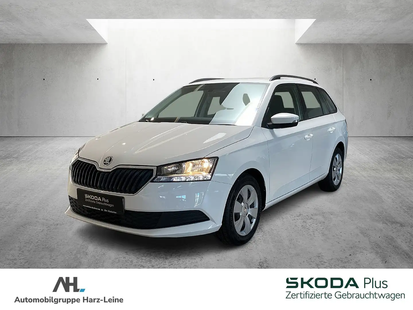 Skoda Fabia Combi 1.0 MPI Ambition DAB SmartLink SHZ Blanc - 1