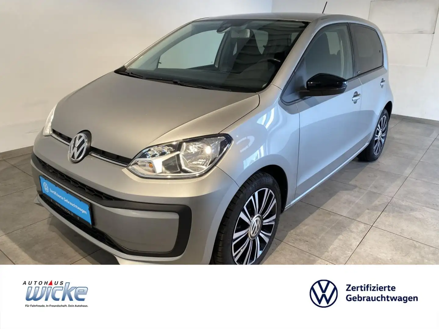 Volkswagen up! 1.0 IQ.DRIVE KLIMA TELEFON PDC MAPS + MORE Zilver - 1