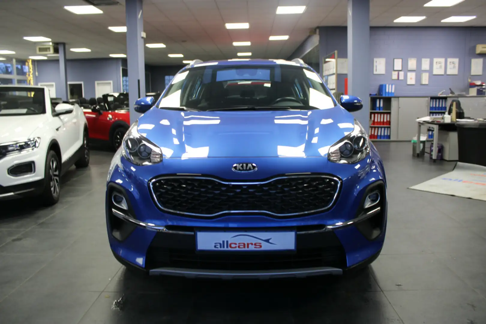 Kia Sportage 1.6 CRDI 2WD Vision 1.HAND AHK - Navi Blau - 2