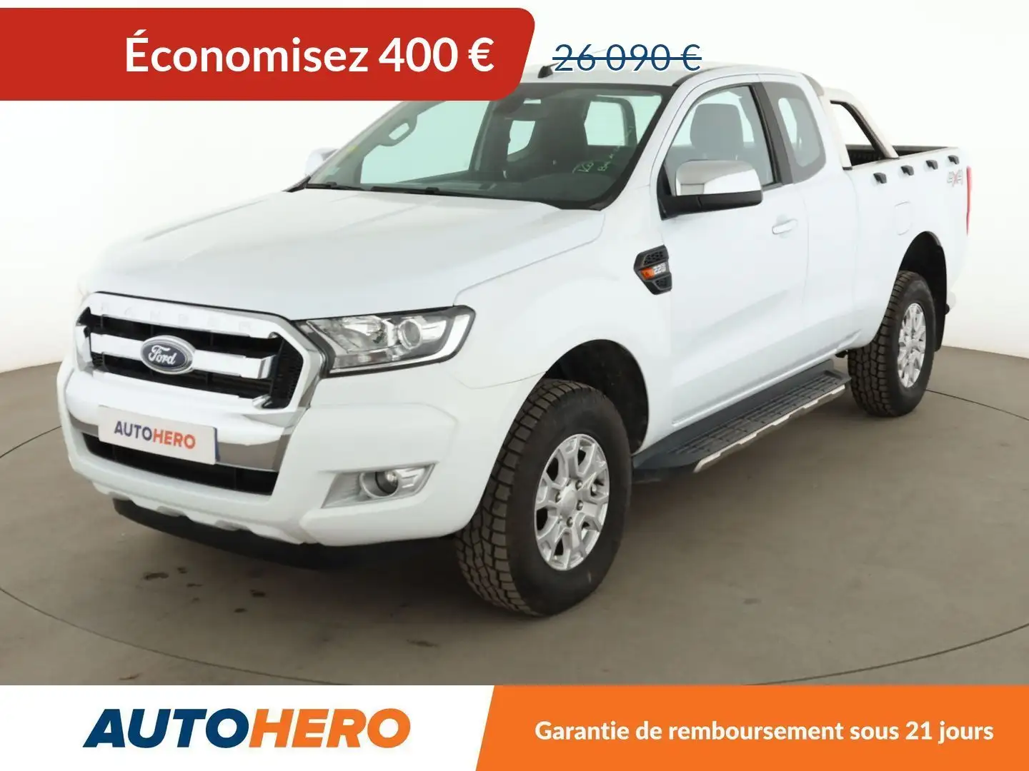 Ford Ranger 2.2 TDCi Super Cab XLT Sport Blanc - 1