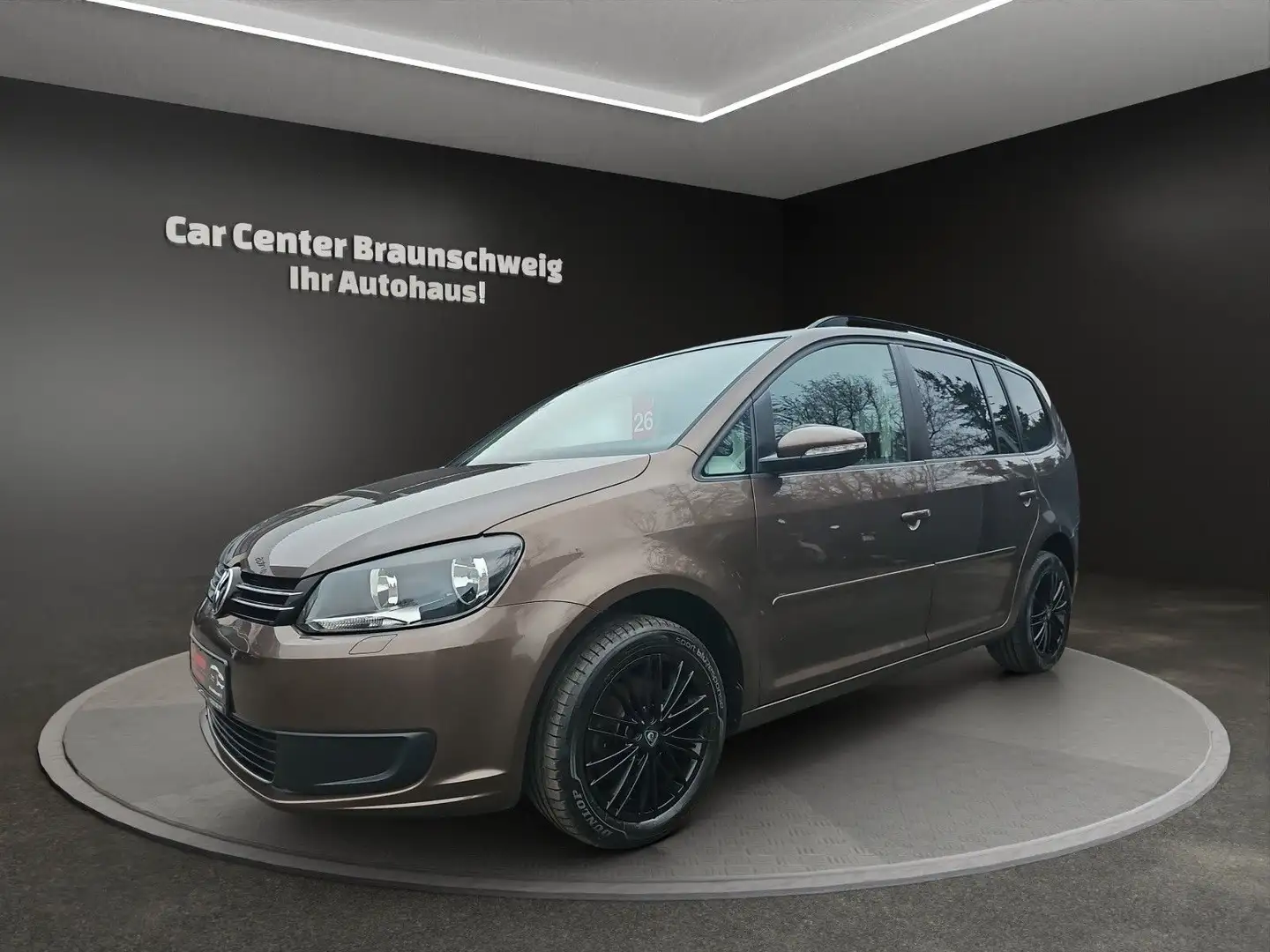 Volkswagen Touran 1.6 TDI DSG Comfortline+7-Sitzer Braun - 1