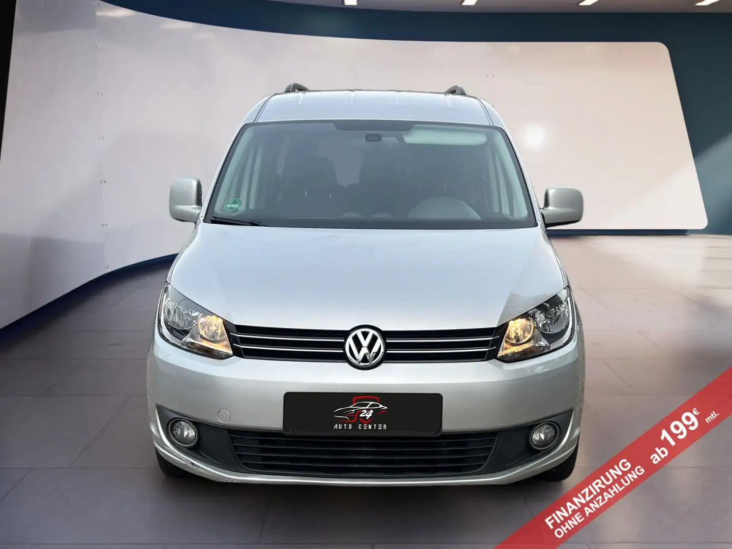 Volkswagen Caddy Maxi 1.6 TDI DSG Kombi Comfortline Argent - 2