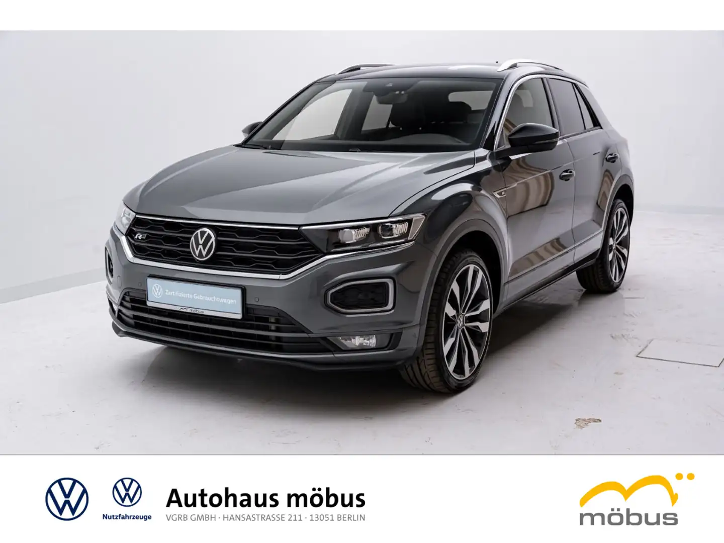 Volkswagen T-Roc 2.0 TSI DSG*SPORT*4x4*NAVI*LED* Gris - 2
