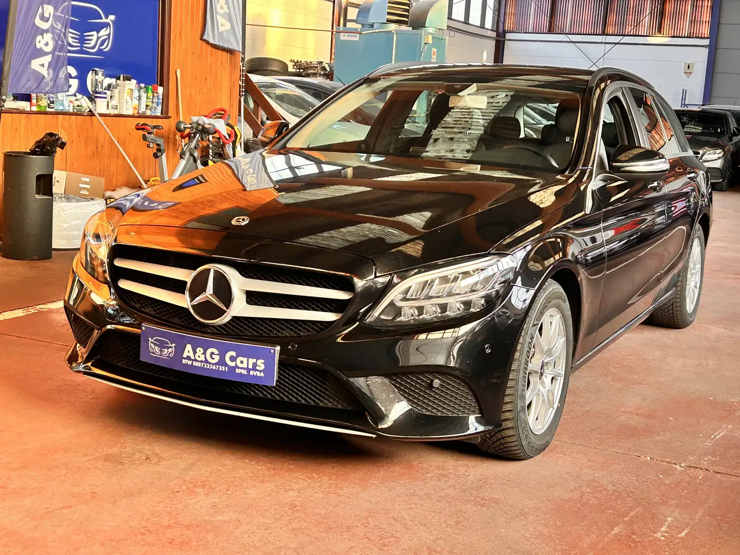 Mercedes-Benz C 200 Estate 200d 9G-Tronic Zwart - 1