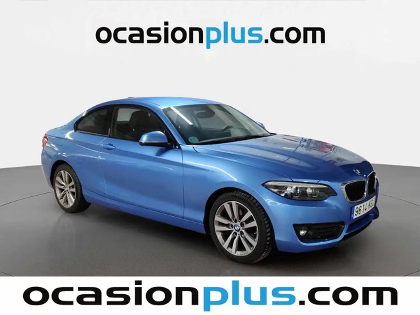 BMW 218 218dA Coupé Bleu - 2