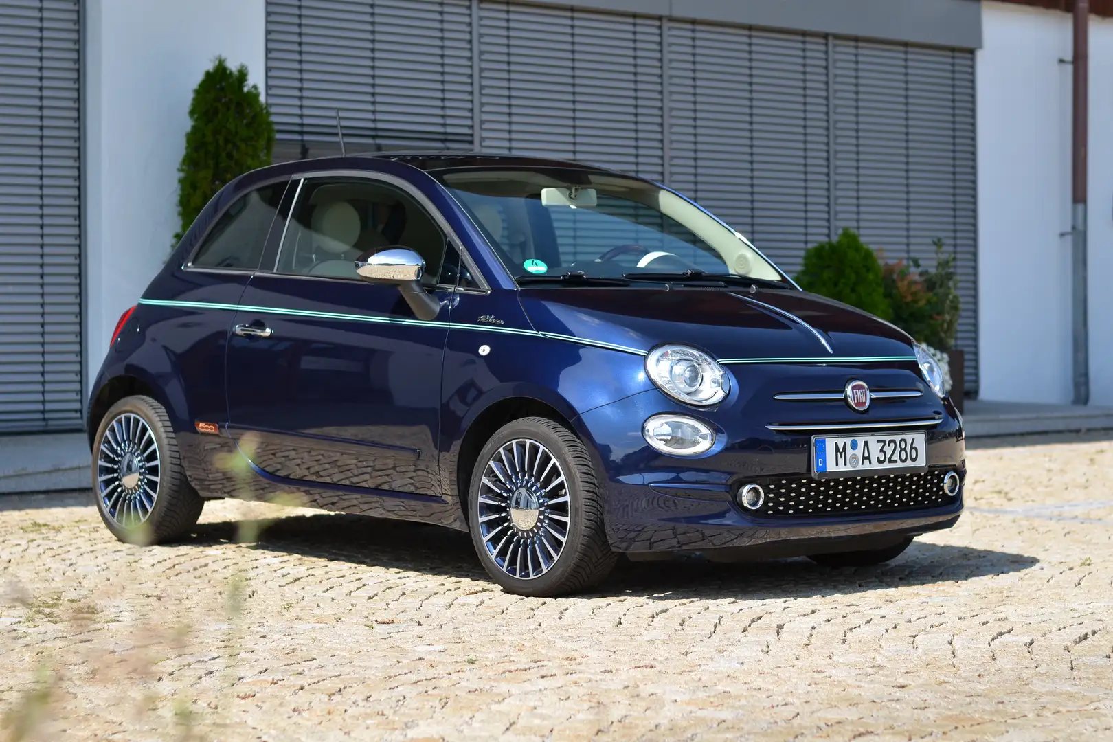 Fiat 500 1.2 Riva Edition | Panorama | Schalter | 2. Hand Blau - 1