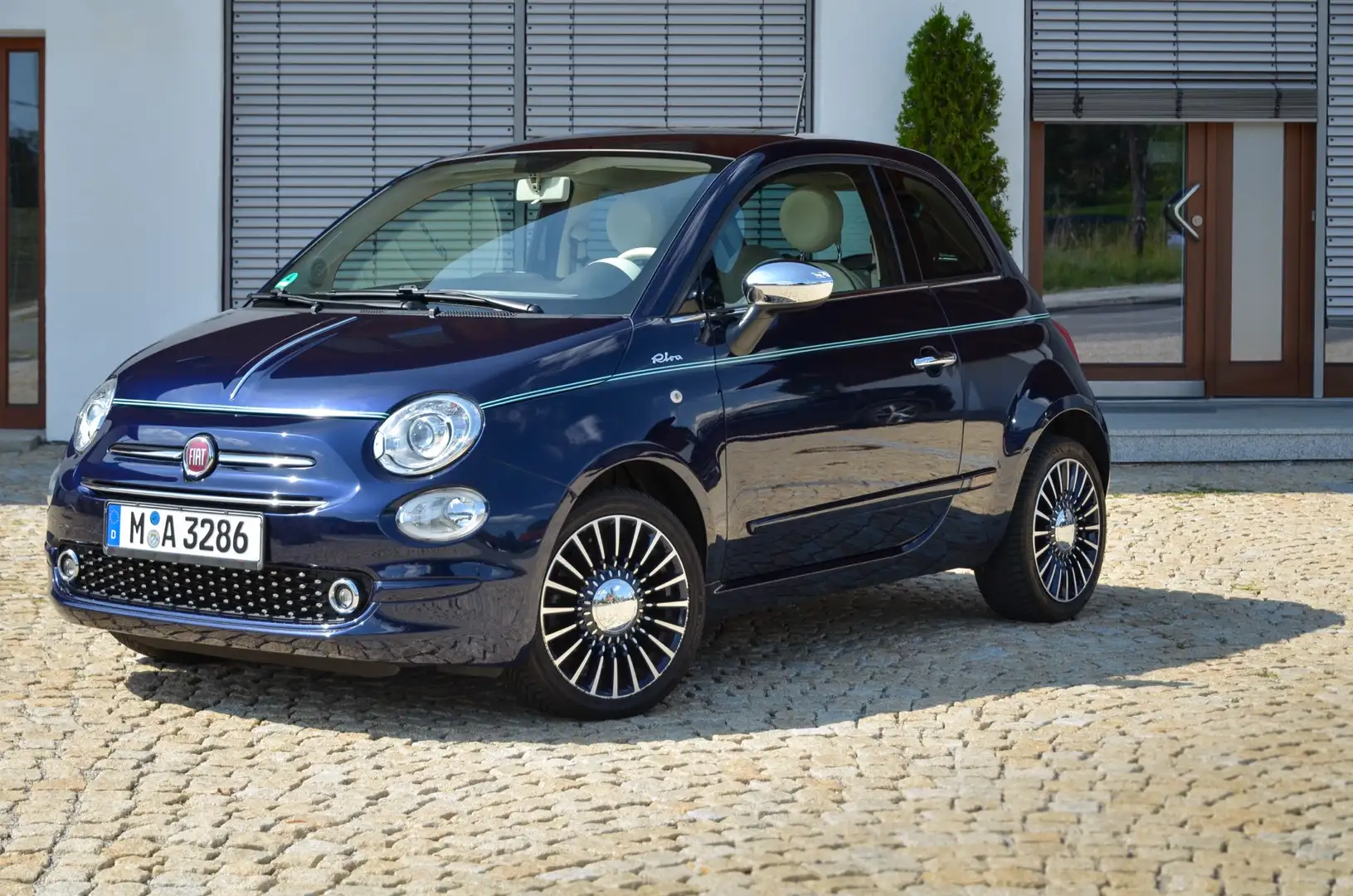 Fiat 500 1.2 Riva Edition | Panorama | Schalter | 2. Hand Blau - 2