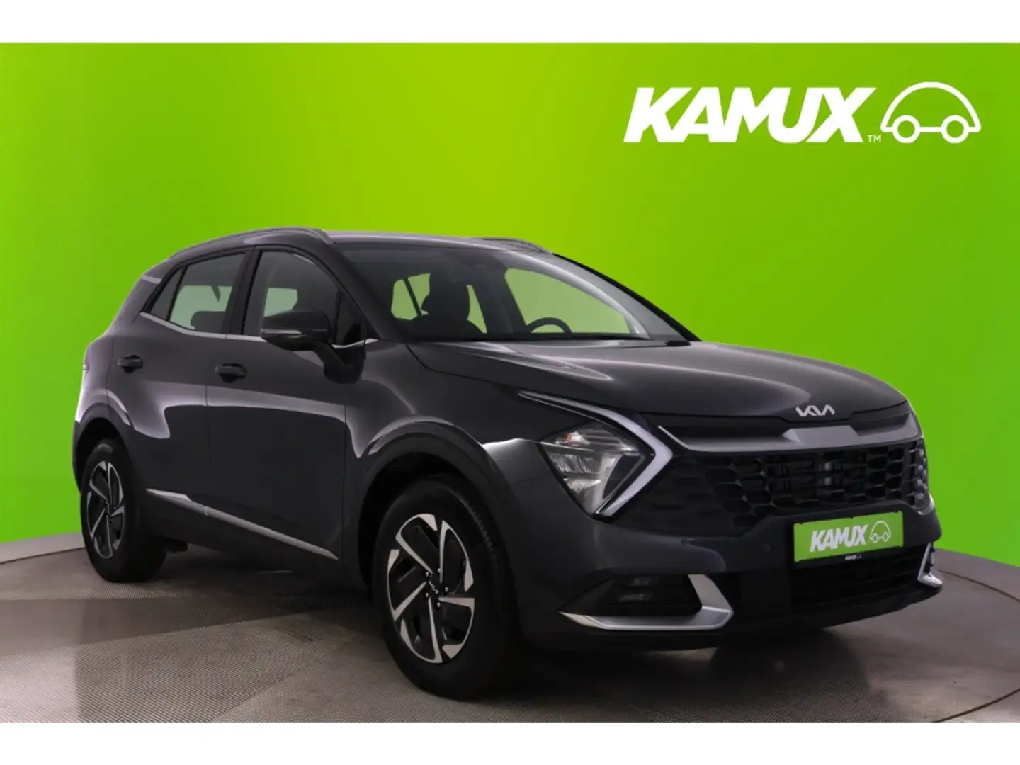 Kia Sportage 1.6T-GDI Hybrid Aut.Business+LED+NAVI Grijs - 1