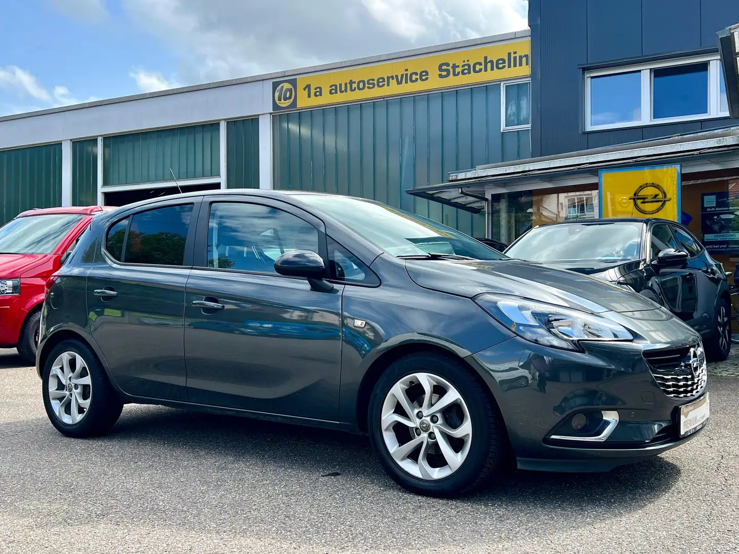 Opel Corsa E 1.4 5-t Color Edition,INTELLI,S&LHZ,PDC Grigio - 1