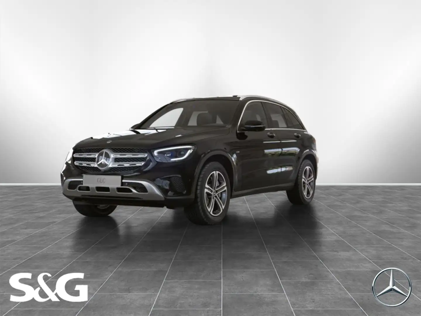 Mercedes-Benz GLC 300 e 4M 360°+MBUX+AHK+18+Sitzhzg Zwart - 1