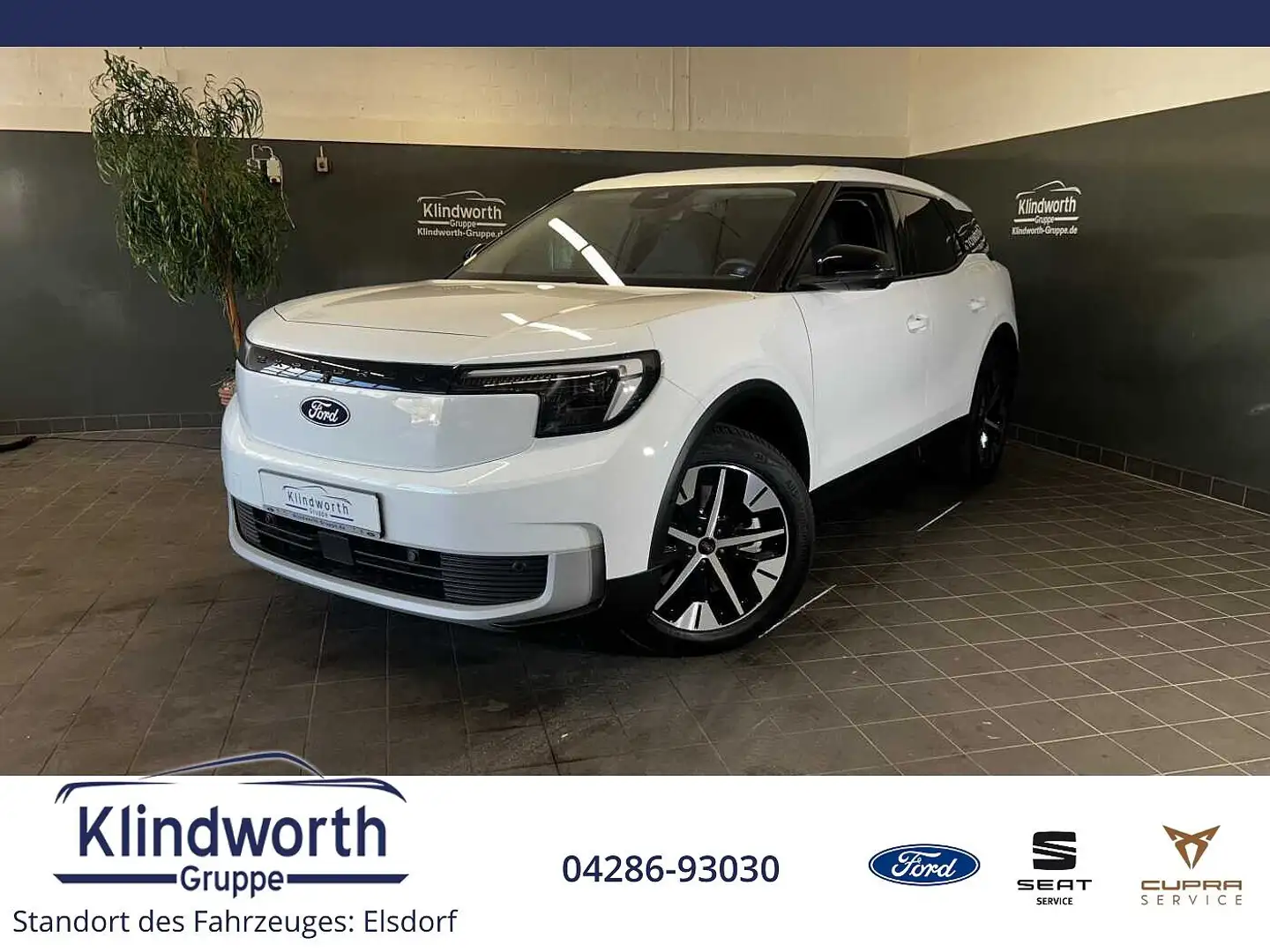 Ford Explorer Elektro Extended Range  79kWh+AHK+GJR Weiß - 1