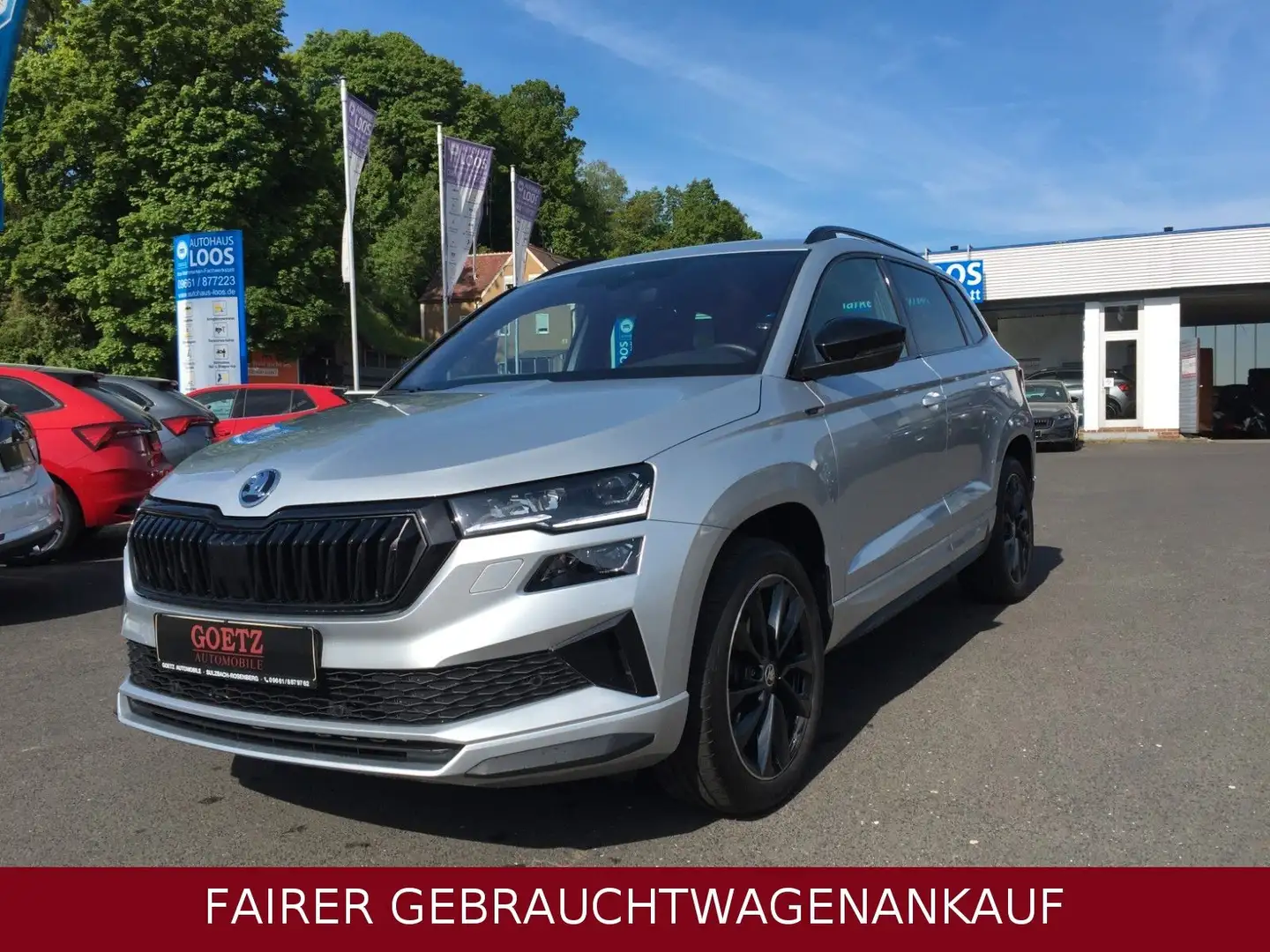 Skoda Karoq KAROQ SPORTLINE 150DSG AHK MATRIX LED 7xASSIST. Silver - 1
