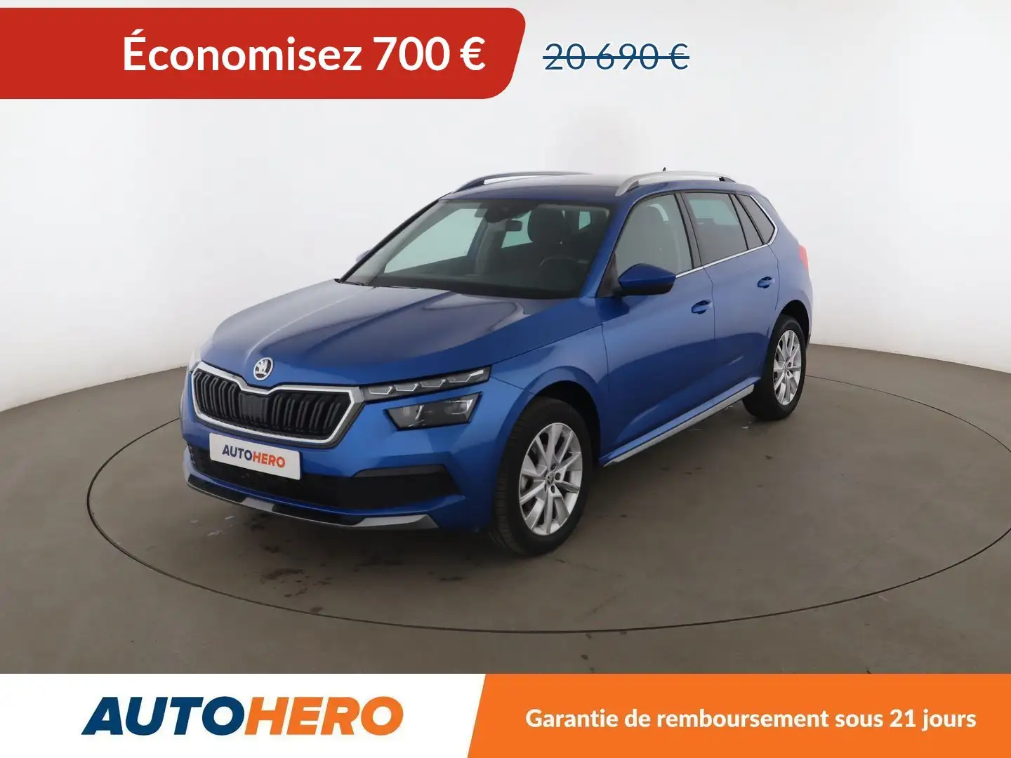 Skoda Kamiq 1.0 TSI Style DSG7 Bleu - 1