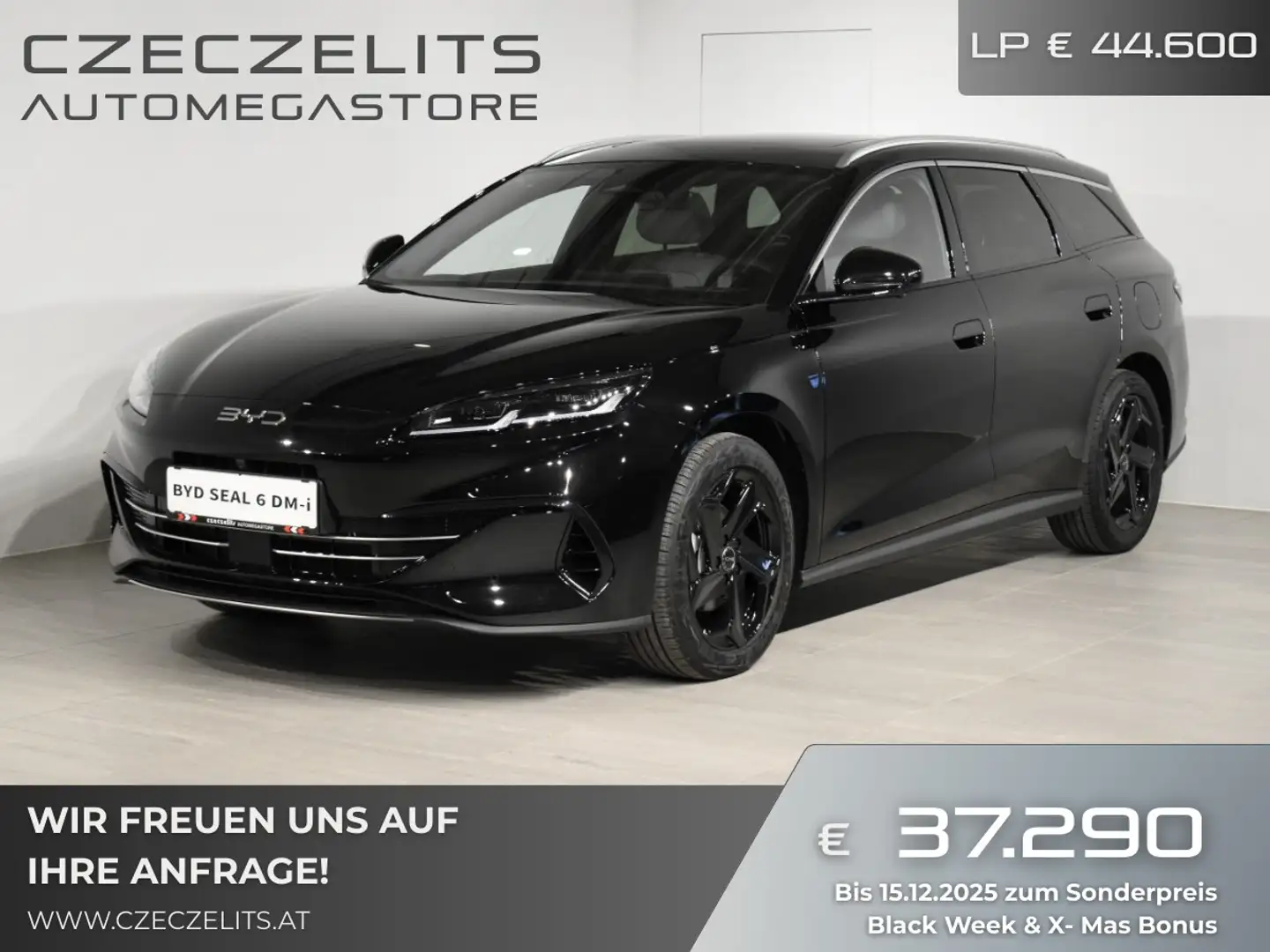 BYD Seal 6 DM-i Touring PHEV 19kWh Comfort Österreich Pake... Schwarz - 1