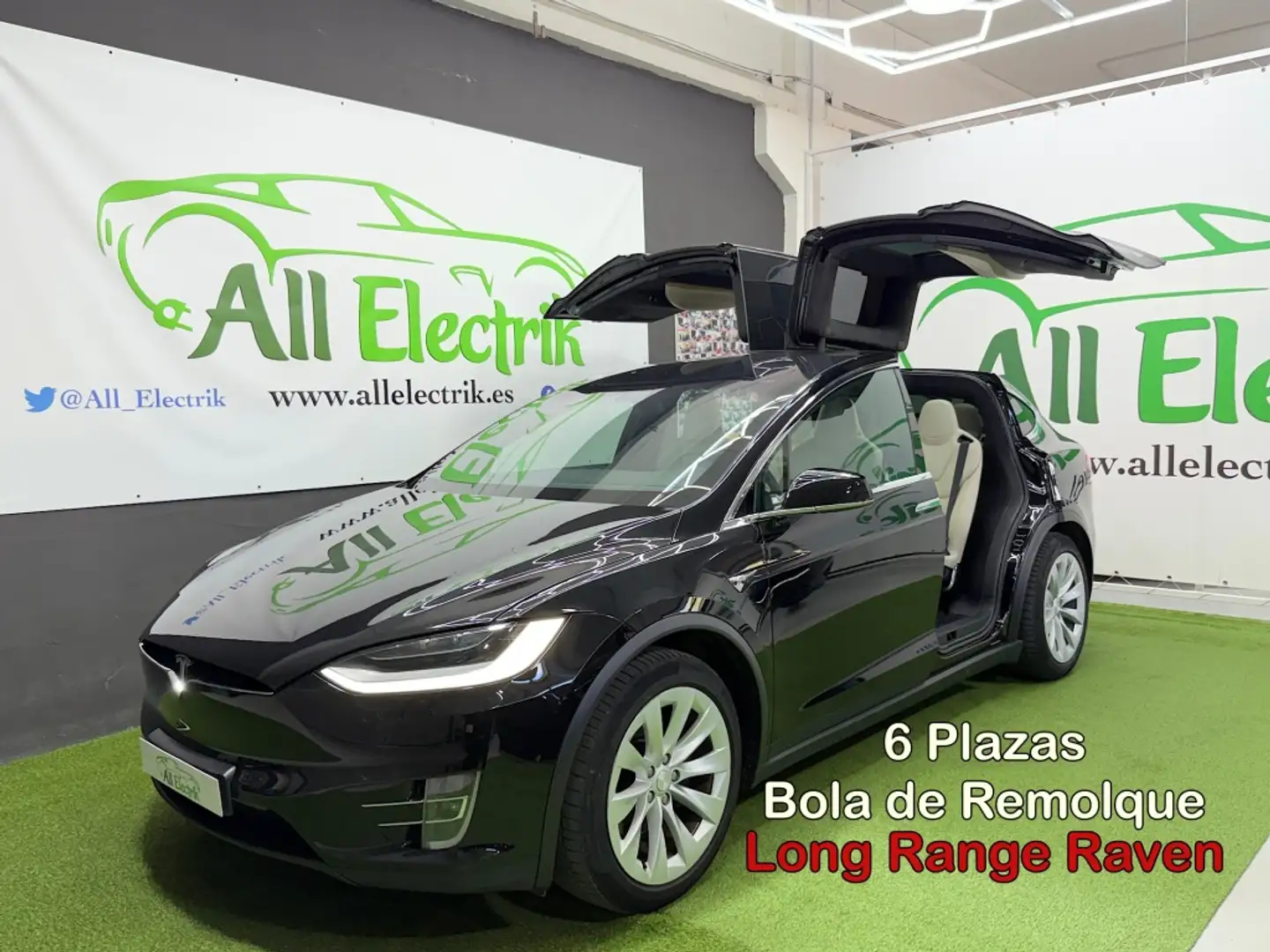 Tesla Model X Long Range AWD Negro - 1