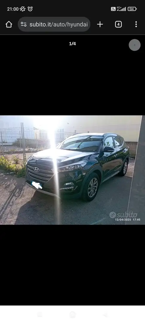 Hyundai TUCSON Tucson 1.7 crdi Xpossible 2wd 115cv Nero - 1