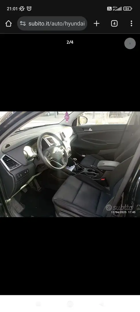 Hyundai TUCSON Tucson 1.7 crdi Xpossible 2wd 115cv Nero - 2