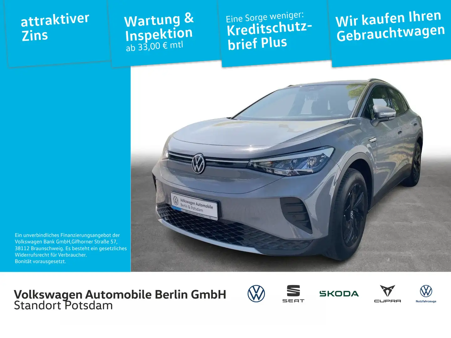 Volkswagen ID.4 Pure Performance DSG Navi LED Gris - 1