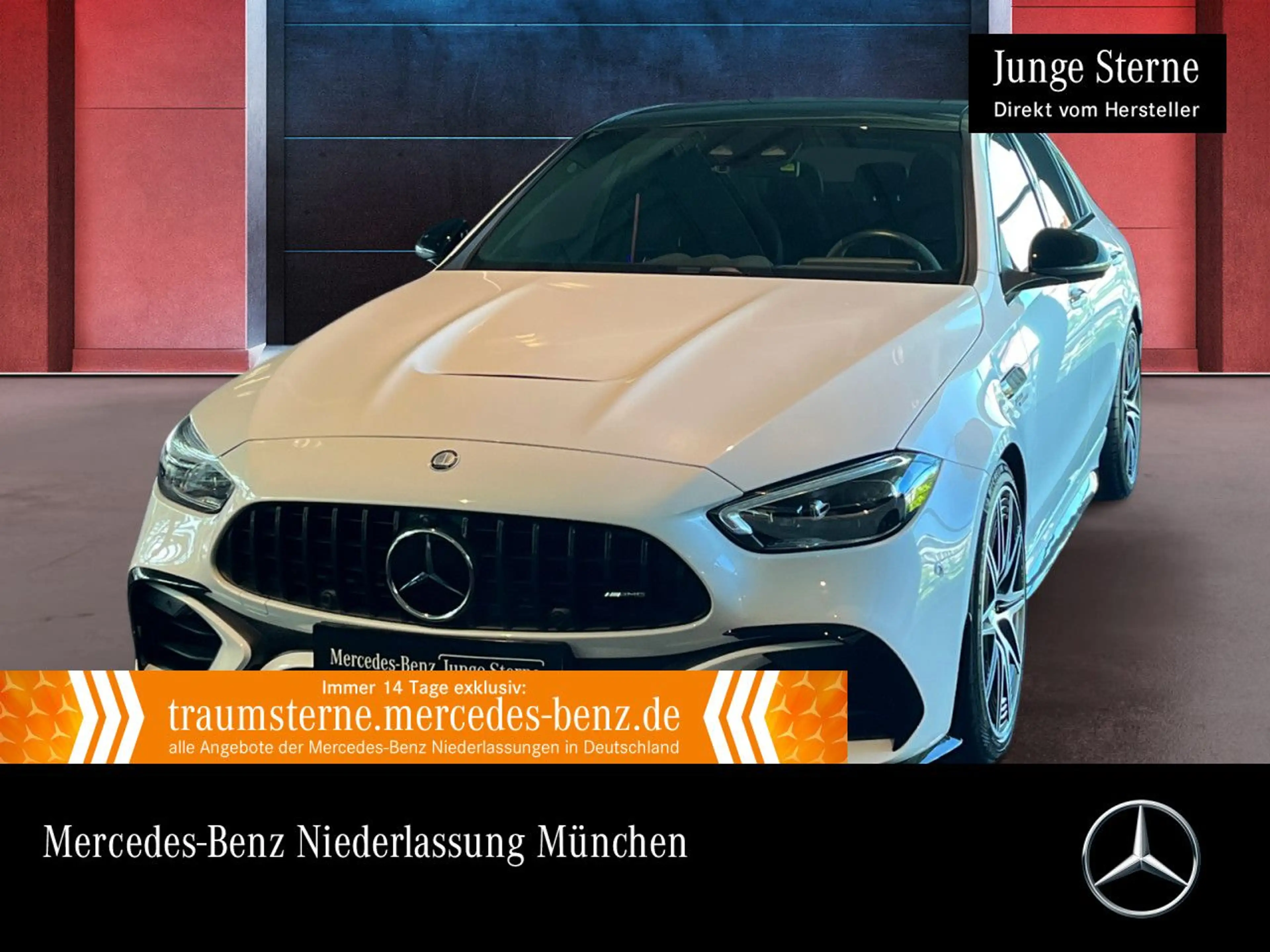 Mercedes-Benz C 63 AMG C 63 S E NIGHT+DRIVERS+PANO+360+BURMESTER+KEYLESS