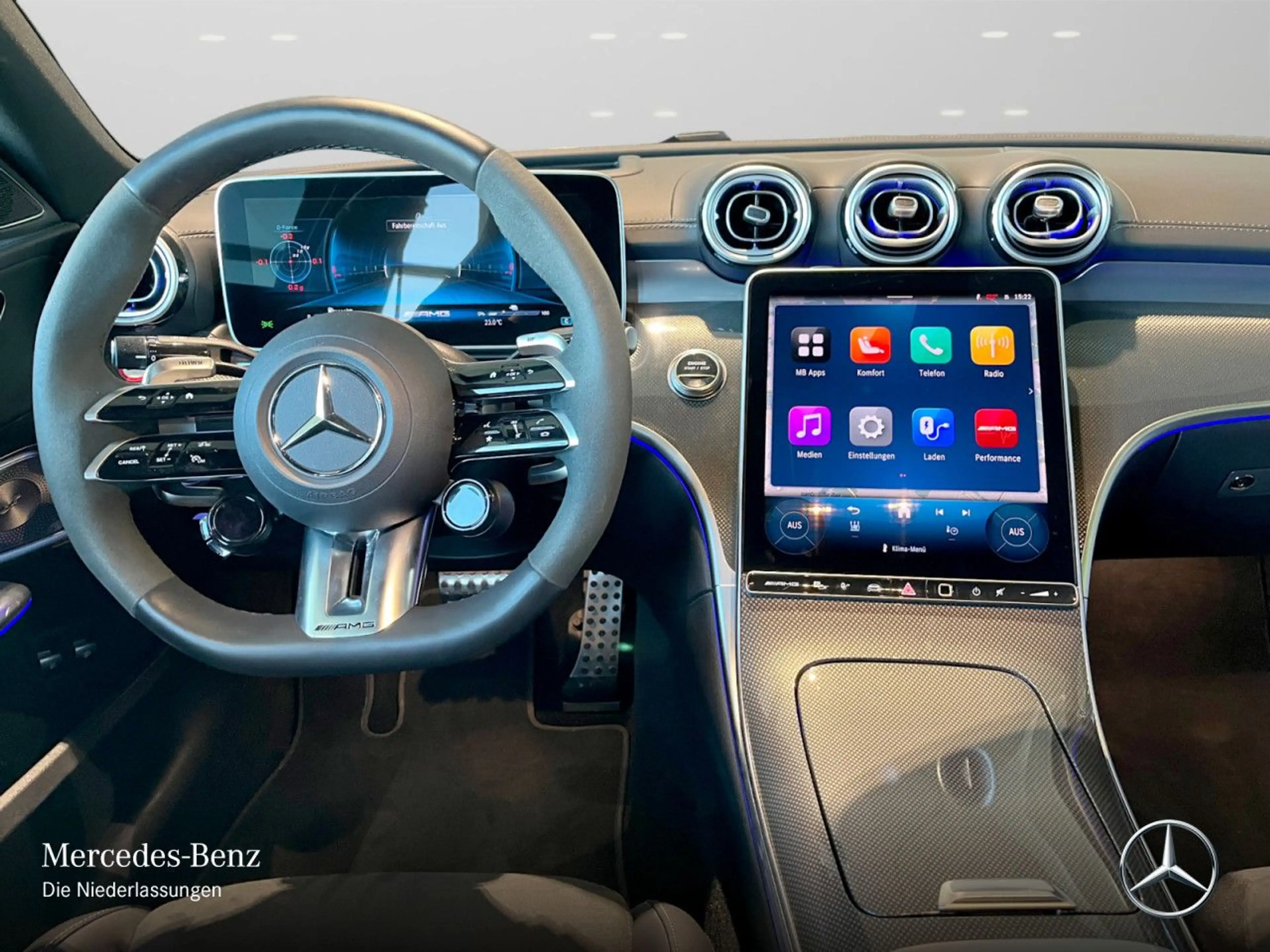 Mercedes-Benz C 63 AMG C 63 S E NIGHT+DRIVERS+PANO+360+BURMESTER+KEYLESS — photo 11