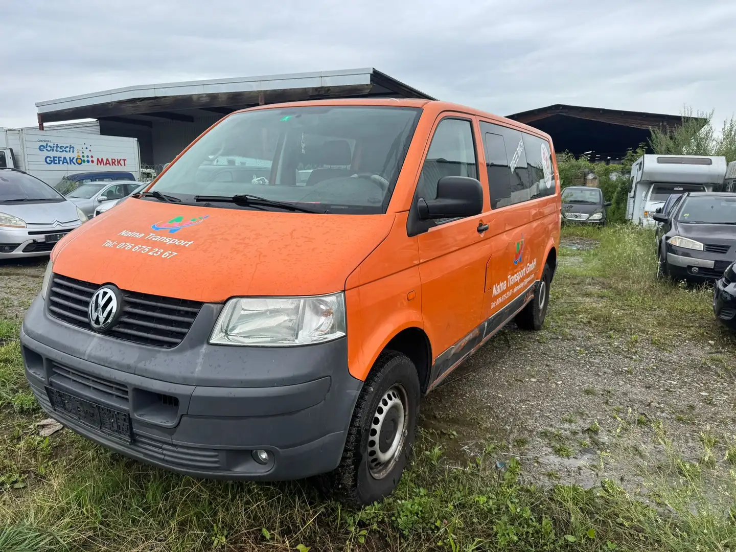 Volkswagen T5 Kombi Kombi lang Portocaliu - 1