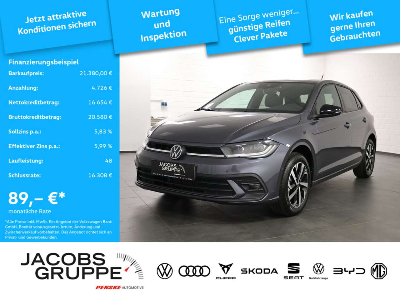 Volkswagen Polo 2025 — VI 1.0 TSI Goal Navi,Matrix,SHZ,RFK