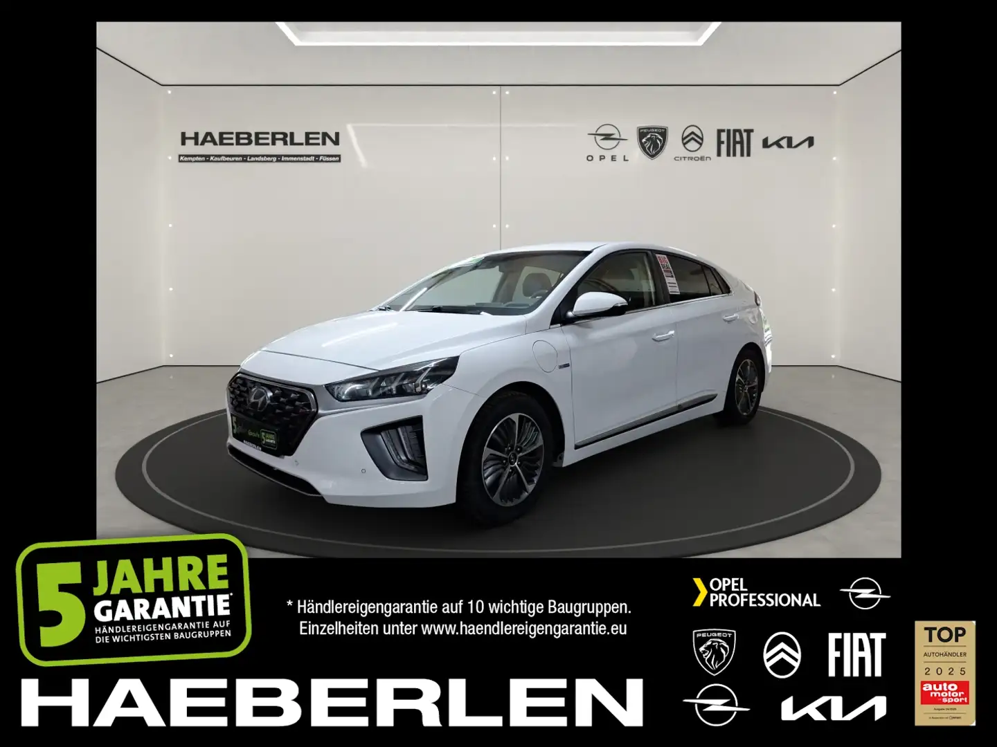 Hyundai IONIQ 1.6 GDI Premium BiXenon Leder SpurW LM Bílá - 1