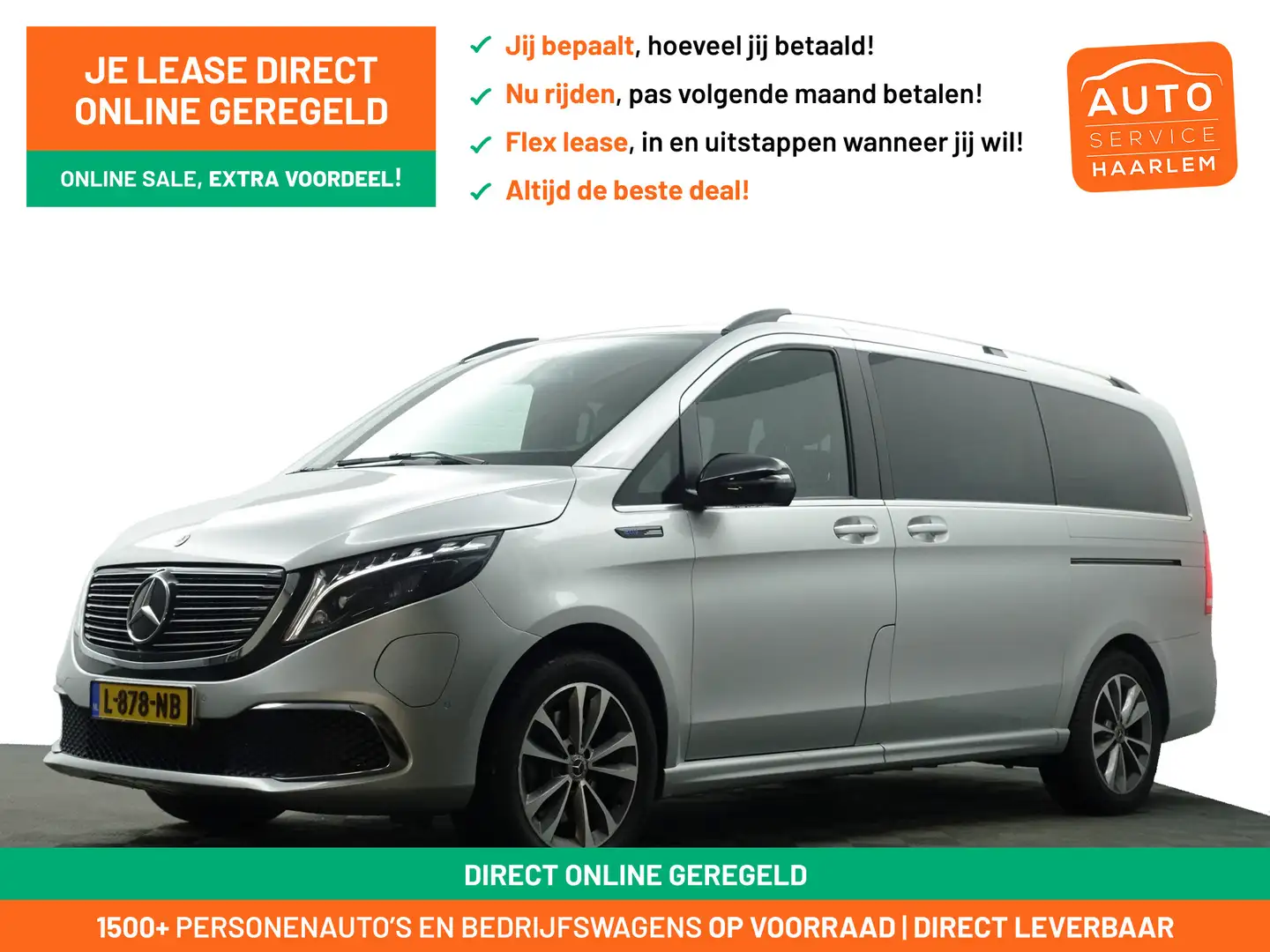 Mercedes-Benz EQV 300 Prestige Business+ Edition 90 kWh- Stoelventilatie Gris - 1