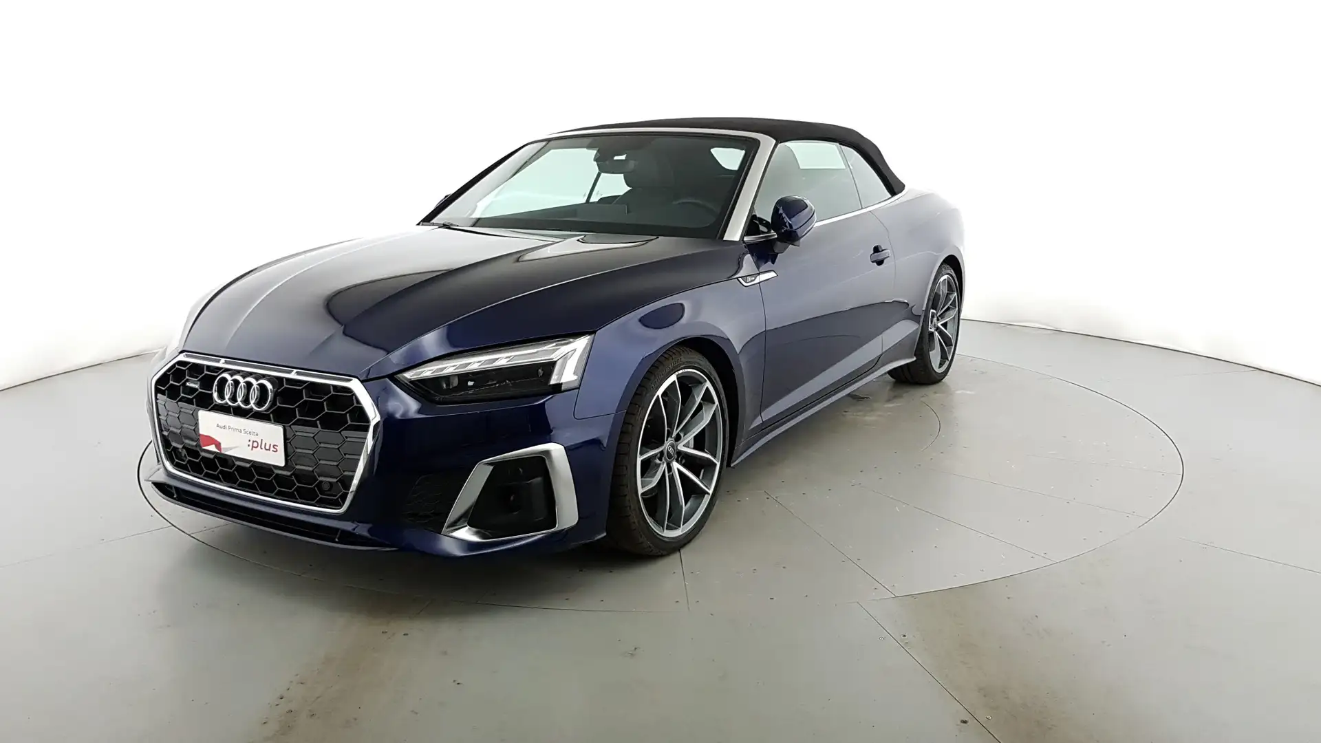 Audi A5 Cabrio 40 2.0 tdi mhev S line edition quattro 204c Blu/Azzurro - 1