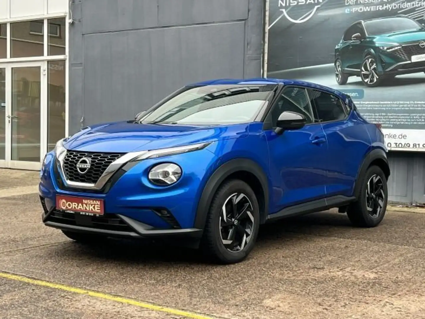 Nissan Juke 1.0 DIG-T DCT N-Connecta Navi*Shz*Allw.*ALU Bleu - 2