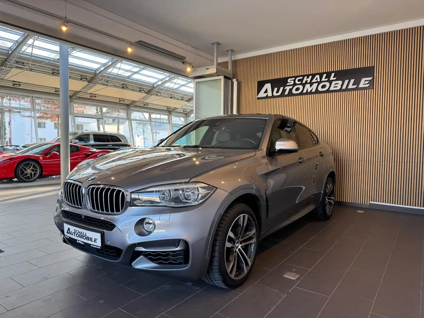 BMW X6 M d *AHK/PANO/HUD/360°/VOLLAUSSTATTUNG* Gris - 1