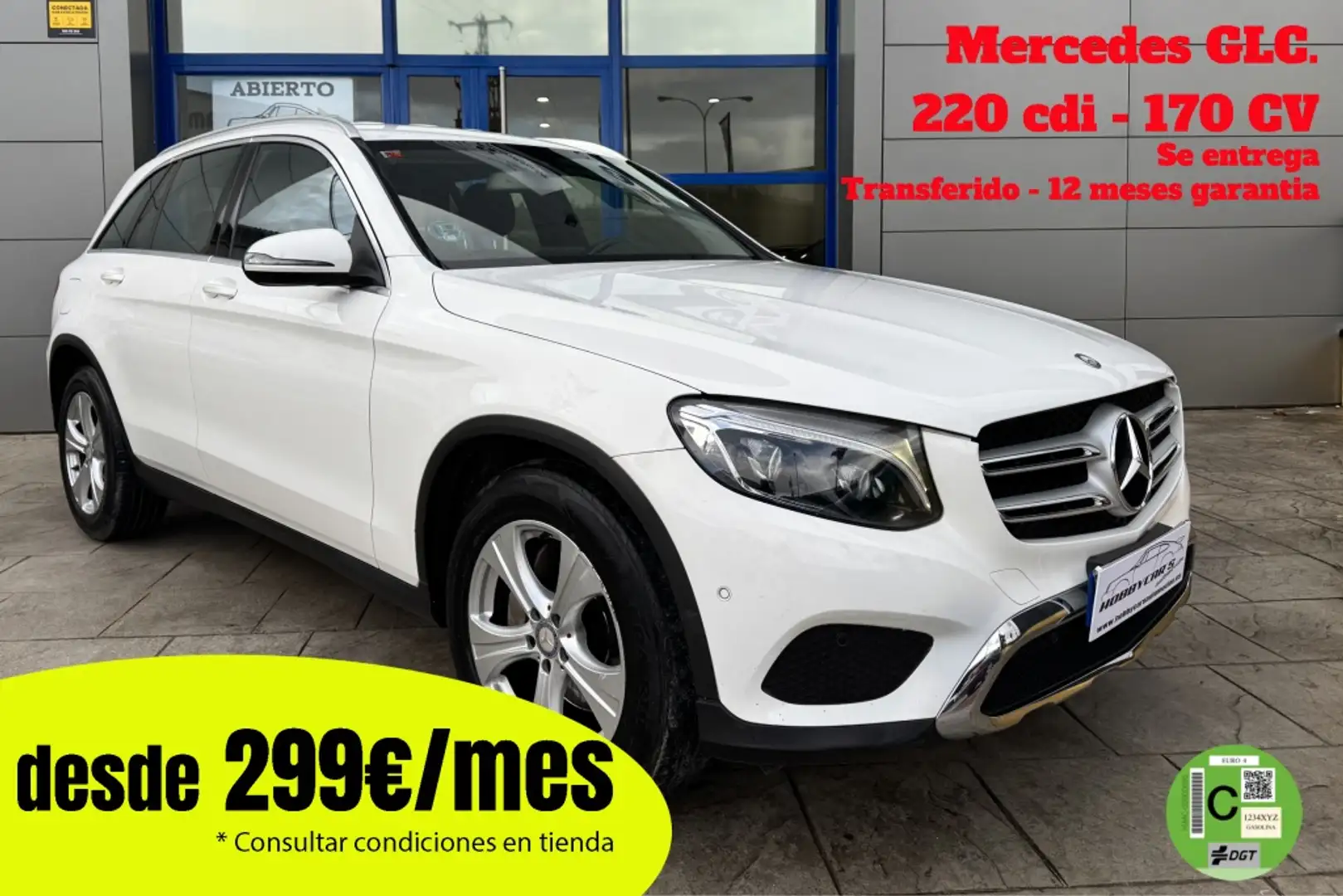 Mercedes-Benz GLC 220 220d 4Matic Aut. Weiß - 1