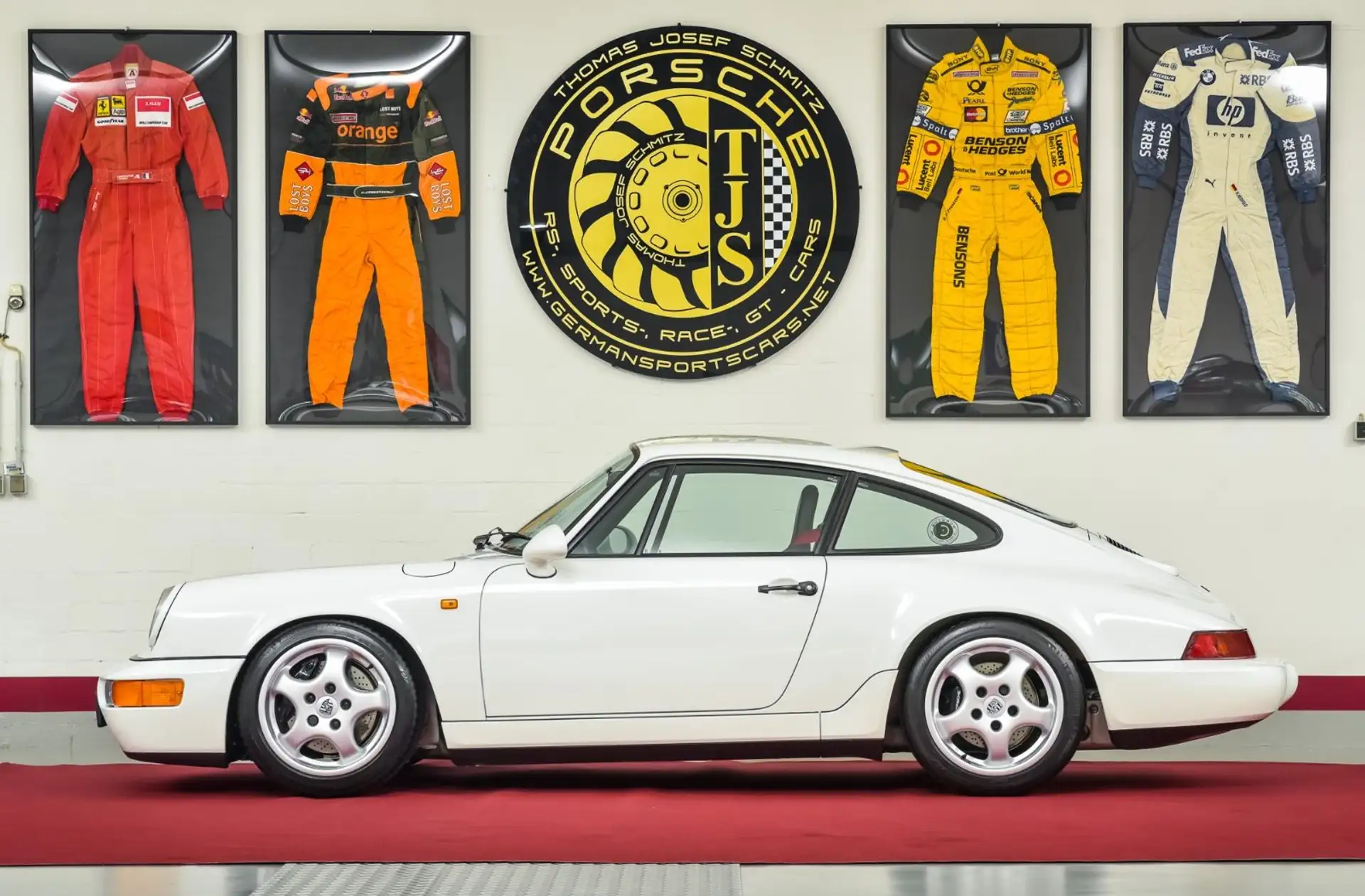 포르쉐 911 Carrera Coupe 1992 흰색 사진 4