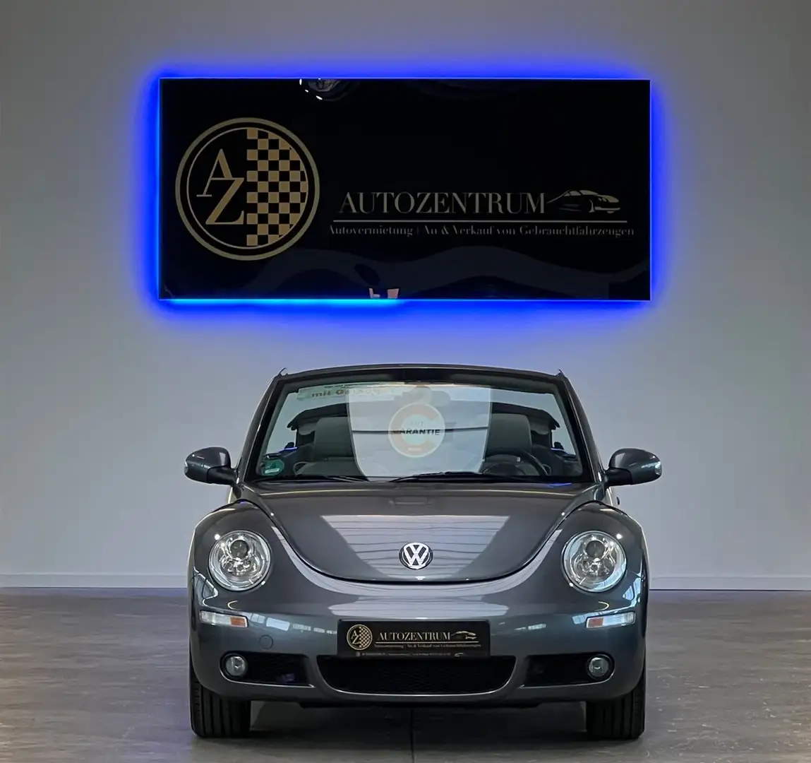 Volkswagen New Beetle Cabriolet 1.6 *GARANTIE*LEDER*CARBON* Grijs - 2