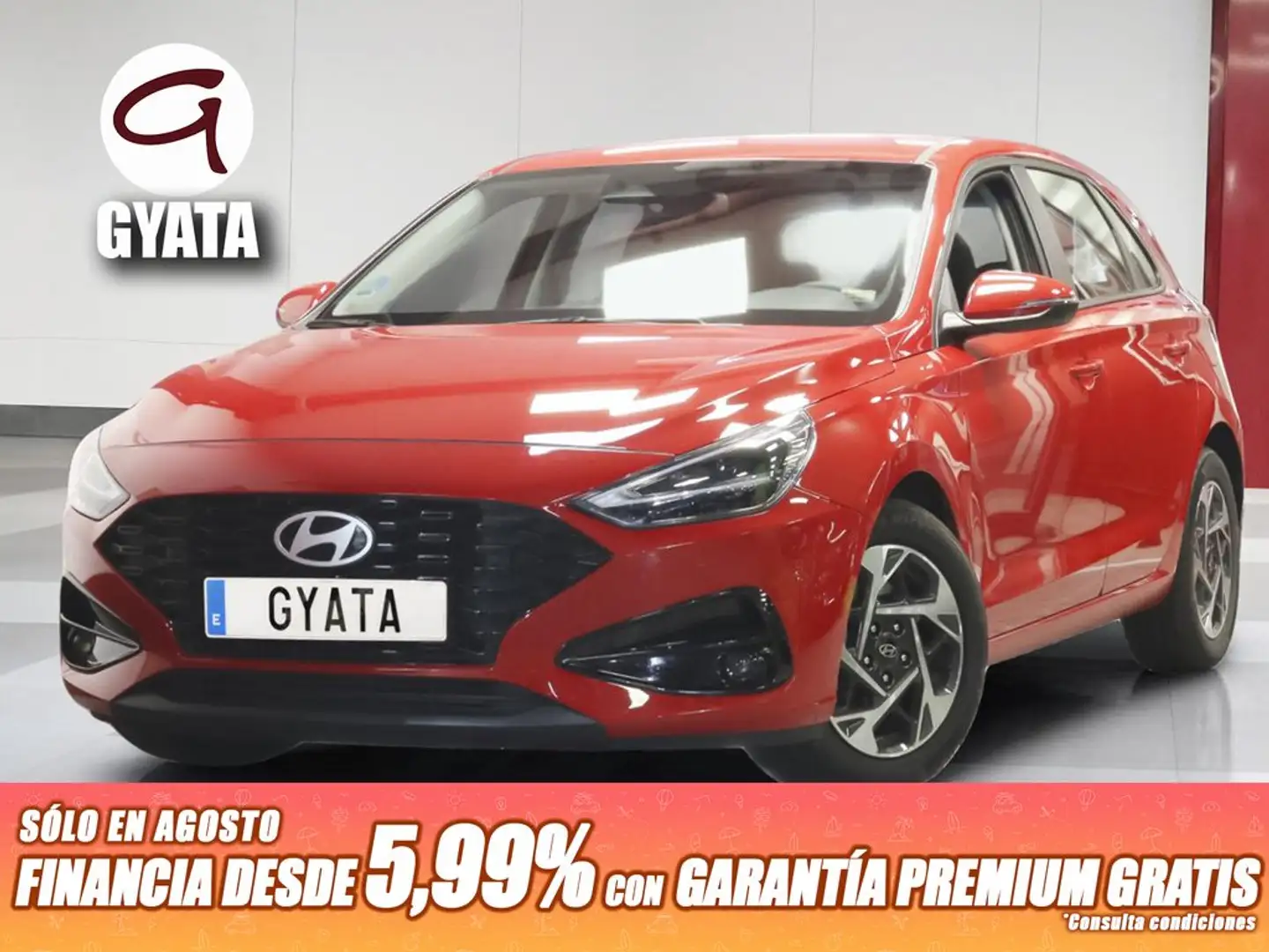 Hyundai i30 FB 1.0 TGDI Klass 48V 120 Rojo - 1