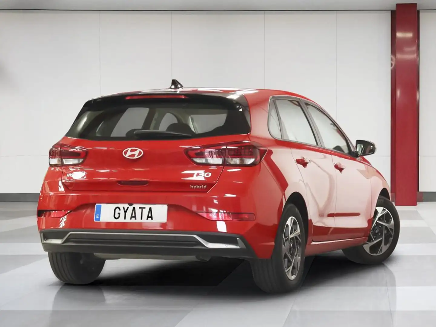 Hyundai i30 FB 1.0 TGDI Klass 48V 120 Rojo - 2