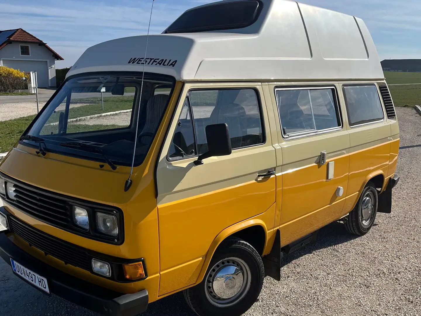 Volkswagen T3 Westfalia Jaune - 1