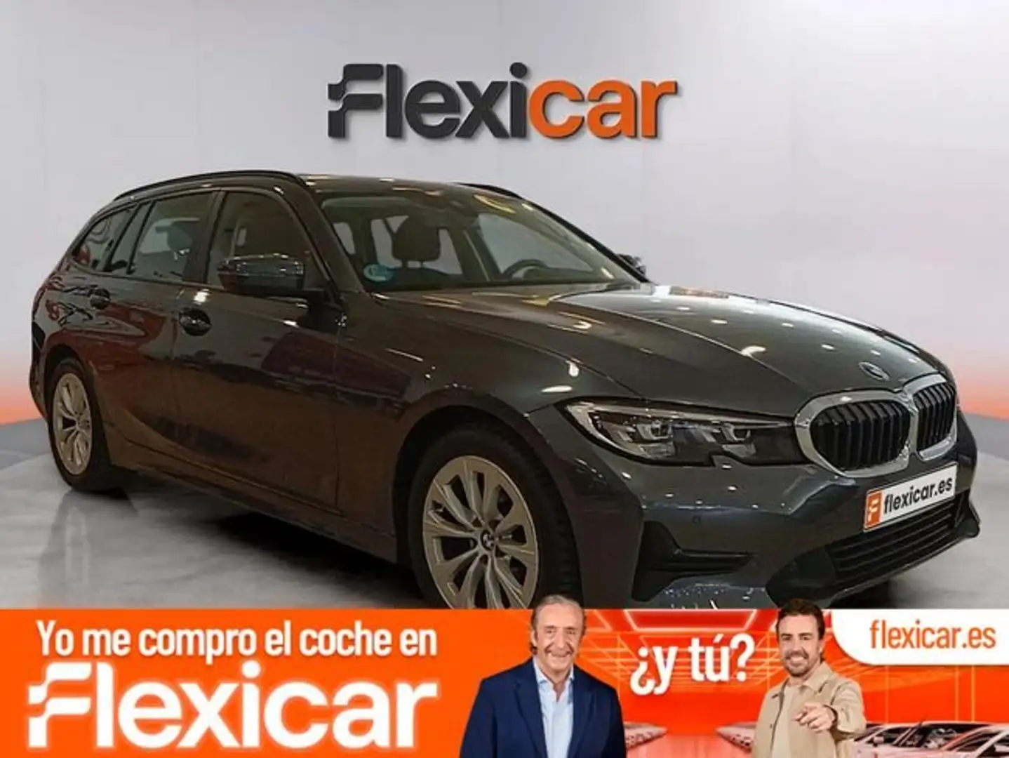 BMW 318 318d Auto.Touring Gris - 1