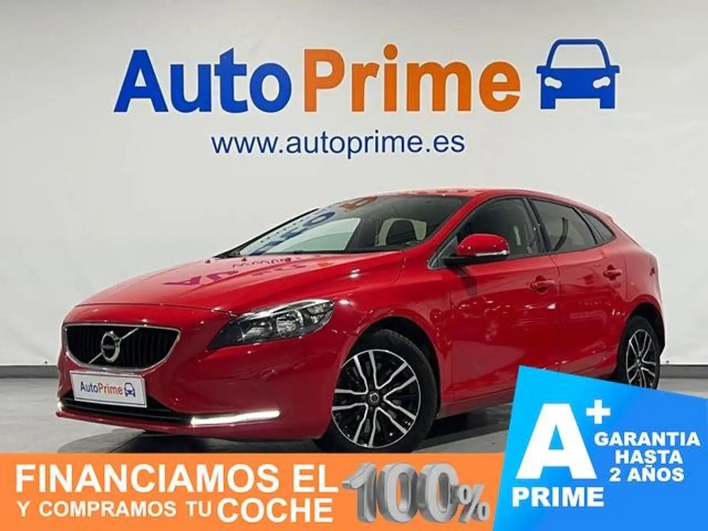 Volvo V40 D2 Kinetic Aut. 120 Rojo - 1