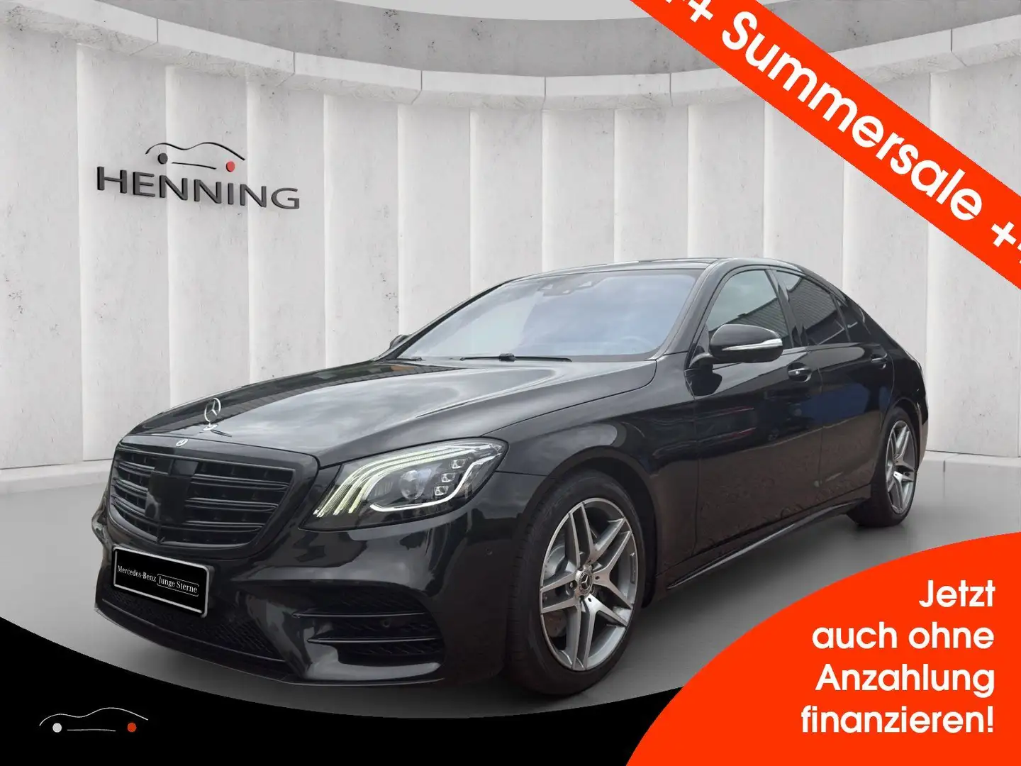 Mercedes-Benz S 400 d 4M AMG Pano HUD Burmester Distr 360° Mem Negru - 1