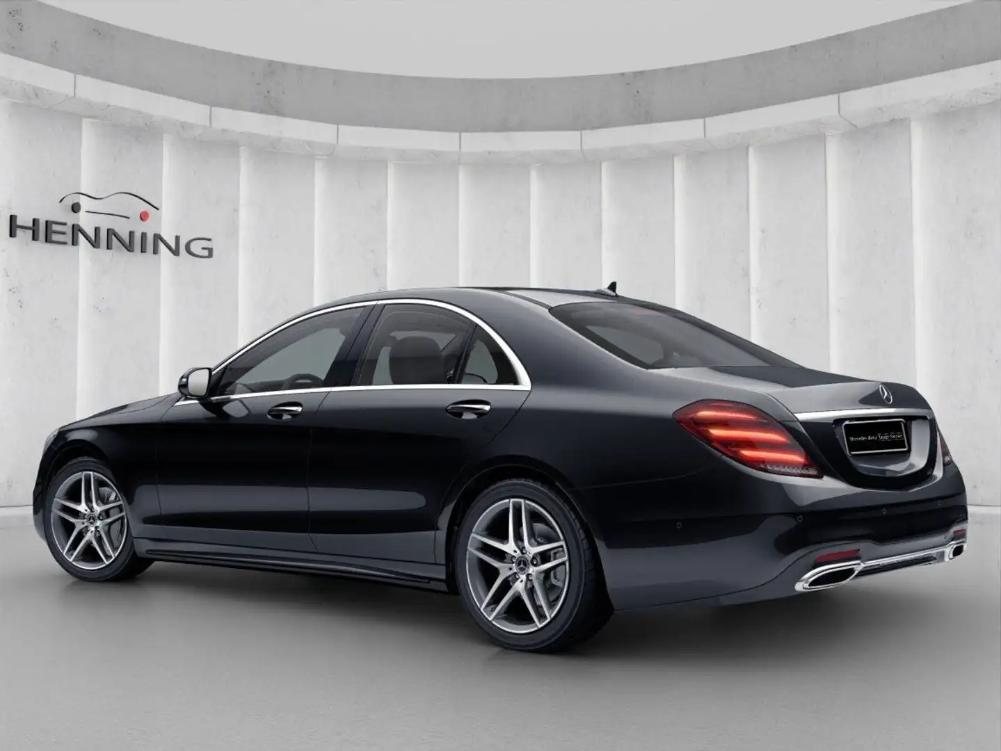 Mercedes-Benz S 400 d 4M AMG Pano HUD Burmester Distr 360° Mem Schwarz - 2